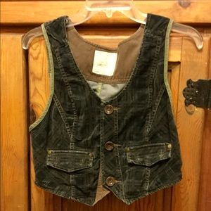 Free People plaid vest